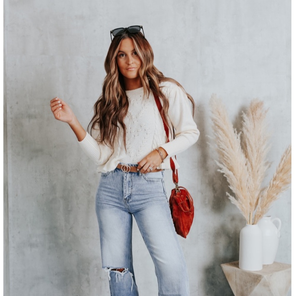 Cute Cream Sweater